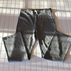 Pants black and white cropped